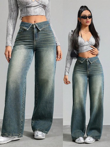 Damen mom fit - damen, mittele